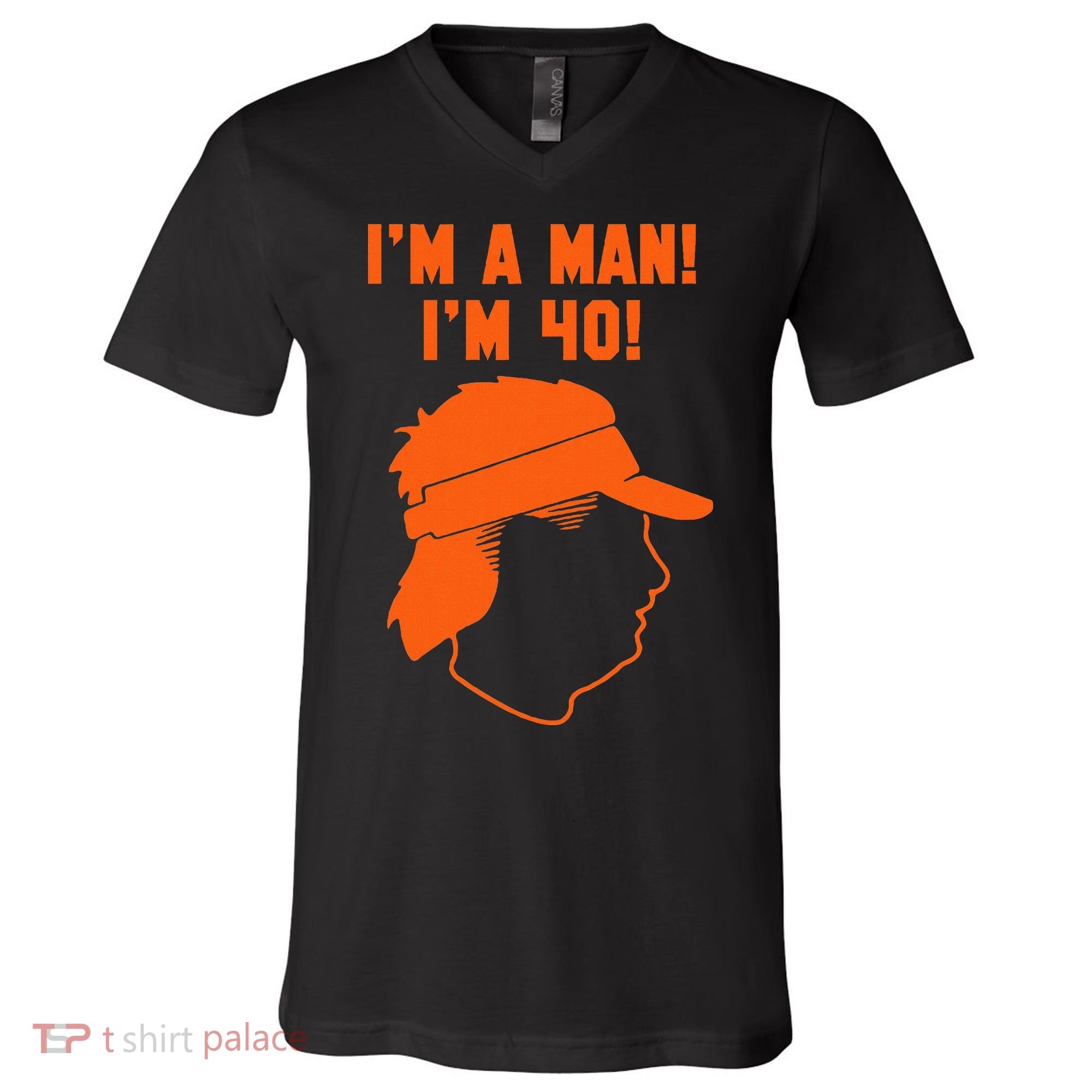 Mike Gundy IM A Man! IM 40! V-Neck T-Shirt