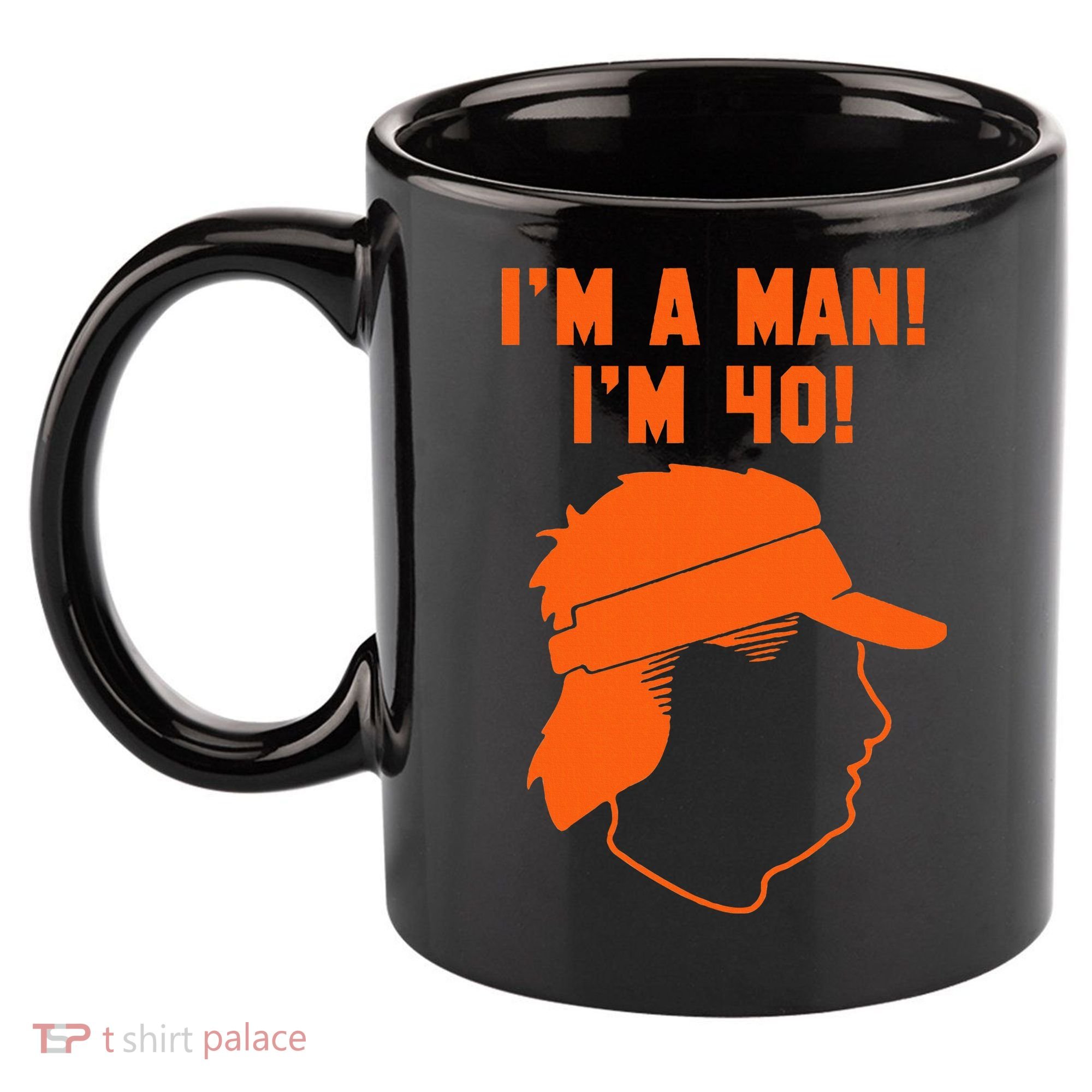 Mike Gundy IM A Man! IM 40! 11oz C Handle Ceramic Mug