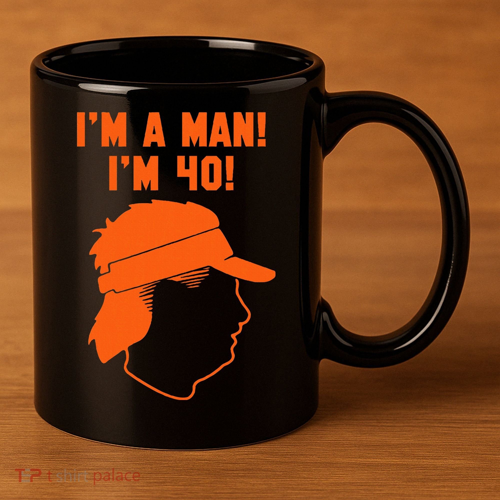 Mike Gundy IM A Man! IM 40! 11oz C Handle Ceramic Mug