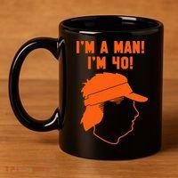 Mike Gundy IM A Man! IM 40! 11oz C Handle Ceramic Mug thumb 4