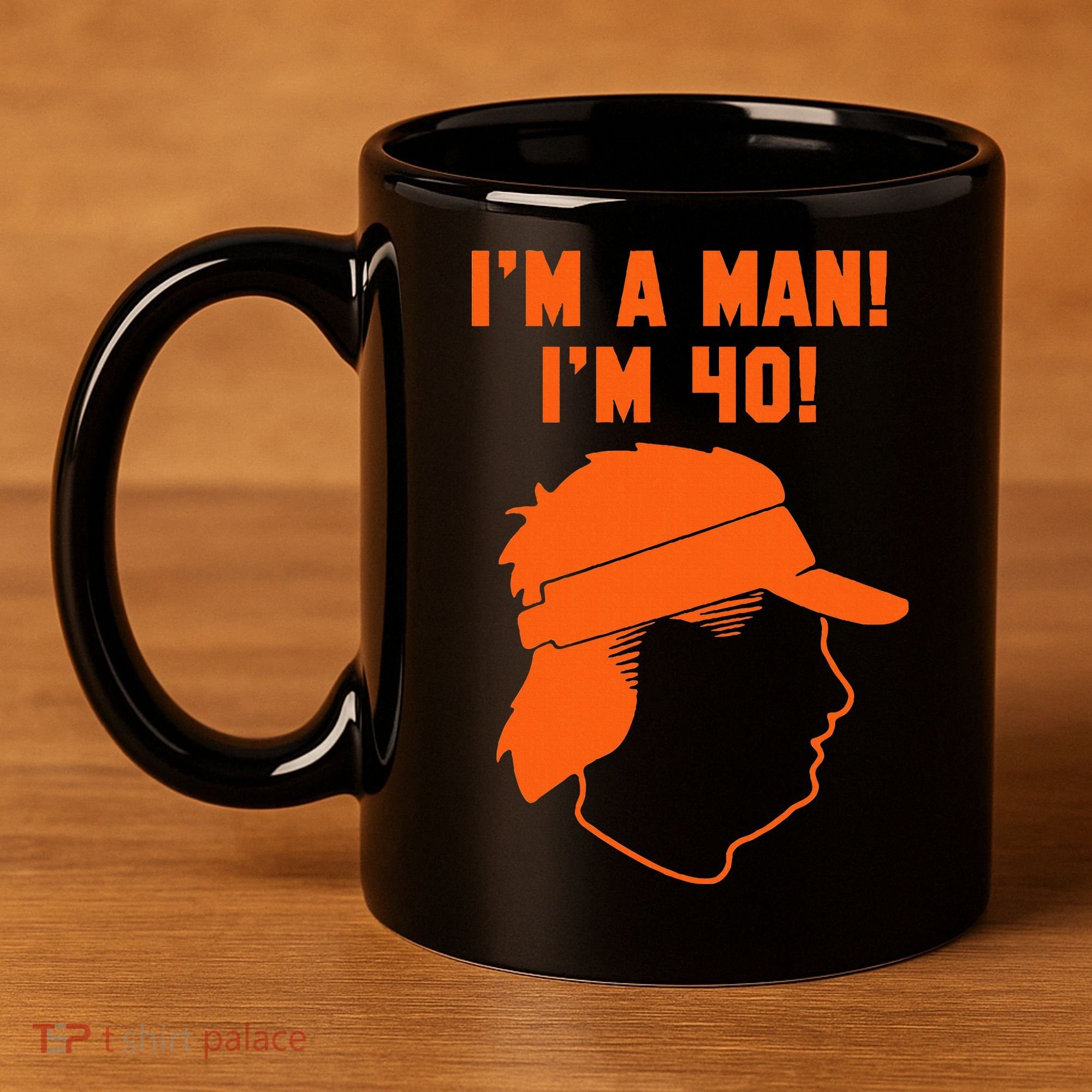 Mike Gundy IM A Man! IM 40! 11oz C Handle Ceramic Mug