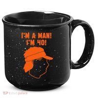 Mike Gundy IM A Man! IM 40! 15oz Campfire Ceramic Mug thumb 0