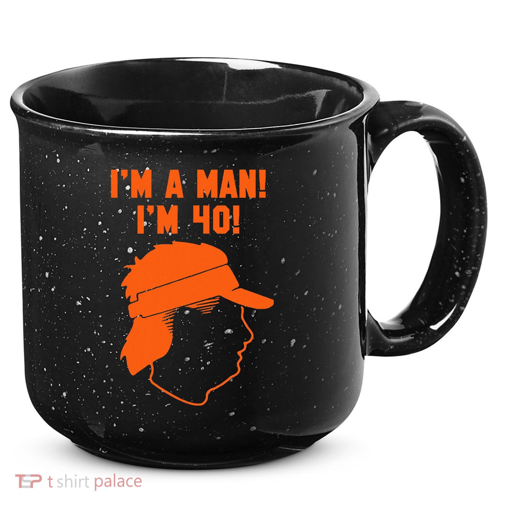 Mike Gundy IM A Man! IM 40! 15oz Campfire Ceramic Mug