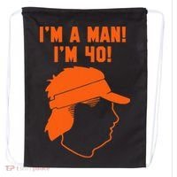 Mike Gundy IM A Man! IM 40! Drawstring Bag thumb 0