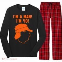 Mike Gundy IM A Man! IM 40! Long Sleeve Pajama Set thumb 0
