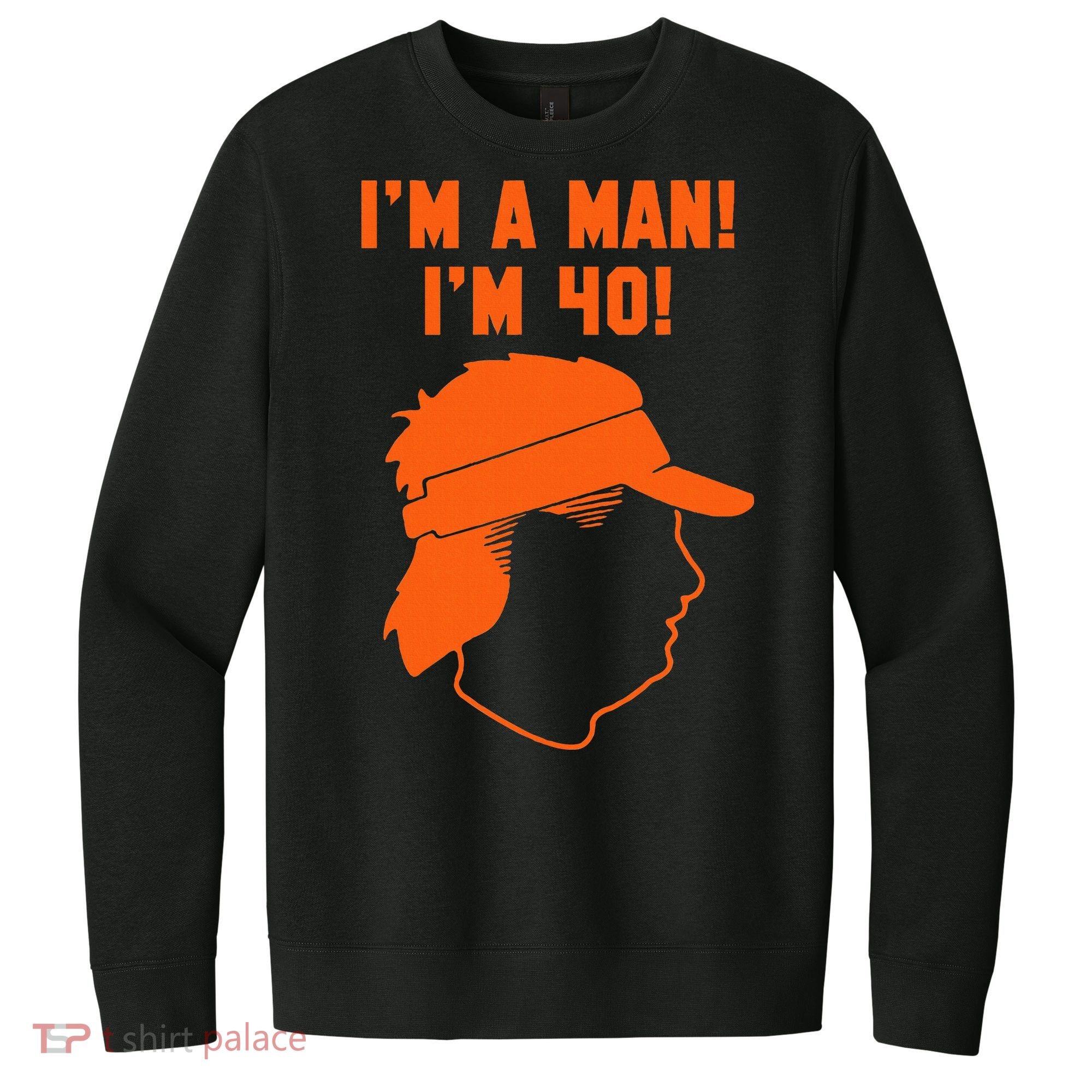 Mike Gundy IM A Man! IM 40! V.I.T. Fleece Crew Sweatshirt