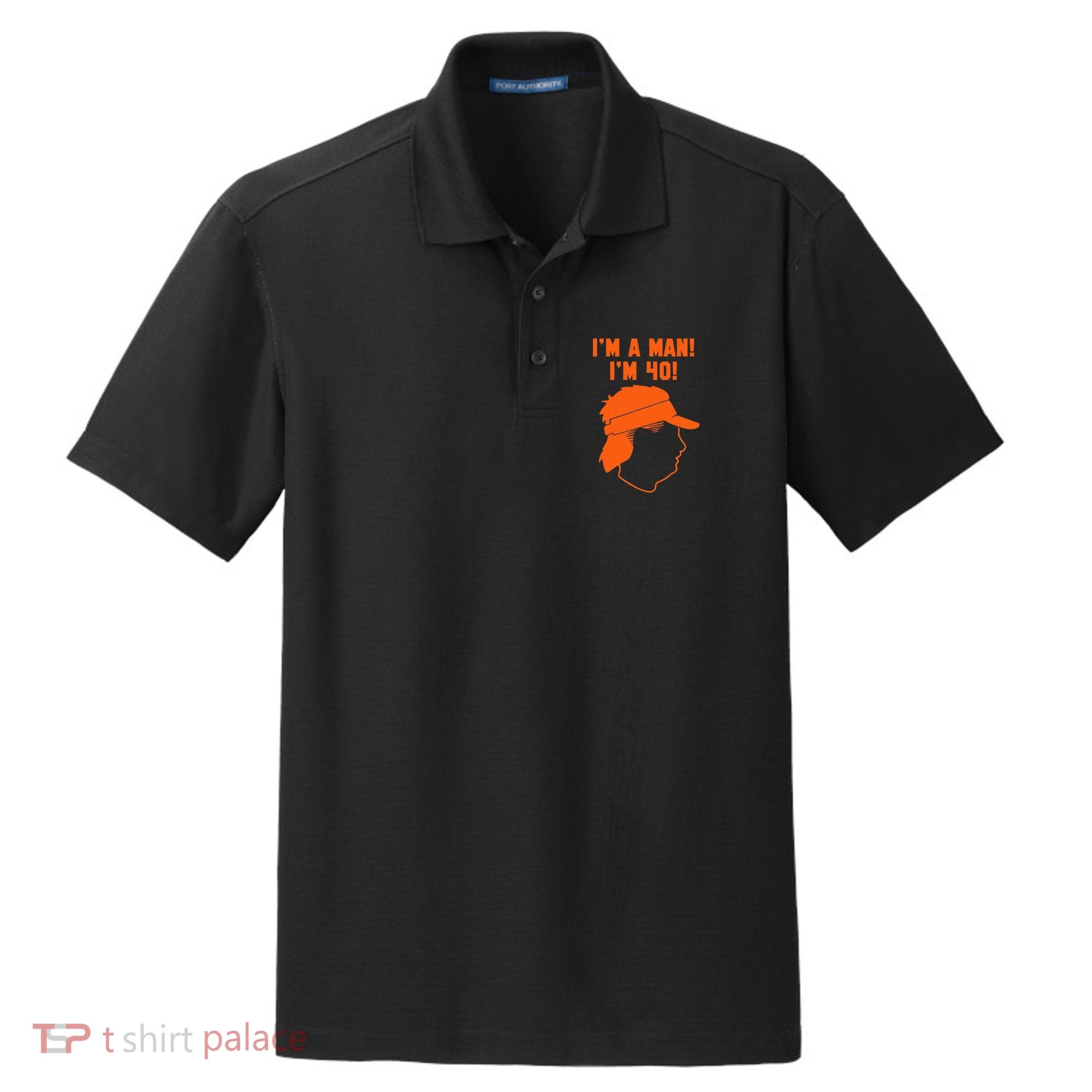 Mike Gundy IM A Man! IM 40! Dry Zone Grid Polo