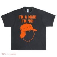 Mike Gundy IM A Man! IM 40! Urban Oversized Heavyweight T-Shirt thumb 0