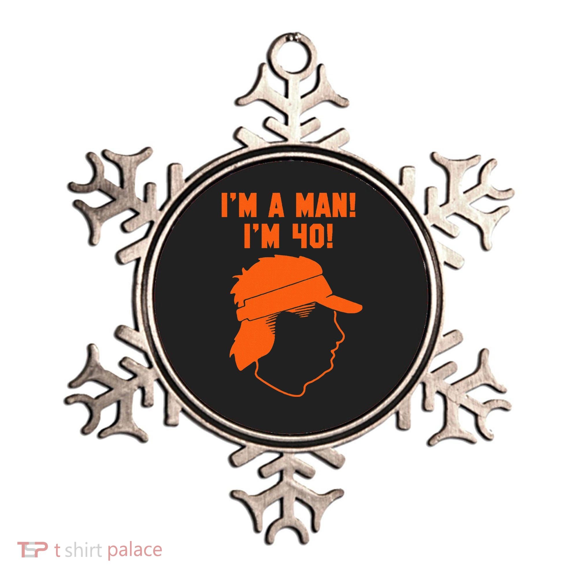 Mike Gundy IM A Man! IM 40! Ornament