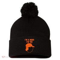 Mike Gundy IM A Man! IM 40! Pom Pom 12in Knit Beanie thumb 0