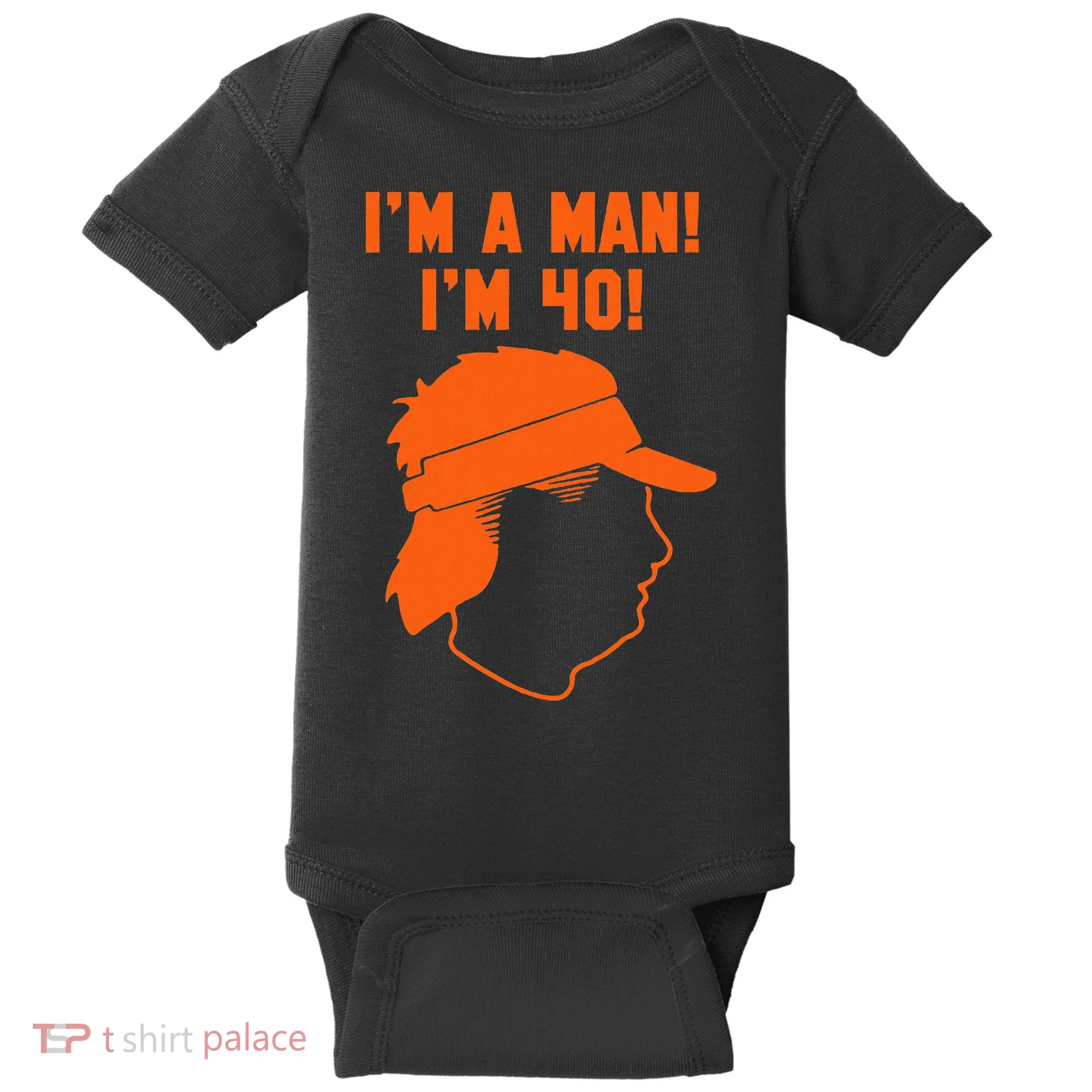 Mike Gundy IM A Man! IM 40! Baby Bodysuit