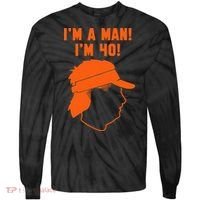 Mike Gundy IM A Man! IM 40! Tie-Dye Long Sleeve Shirt thumb 0