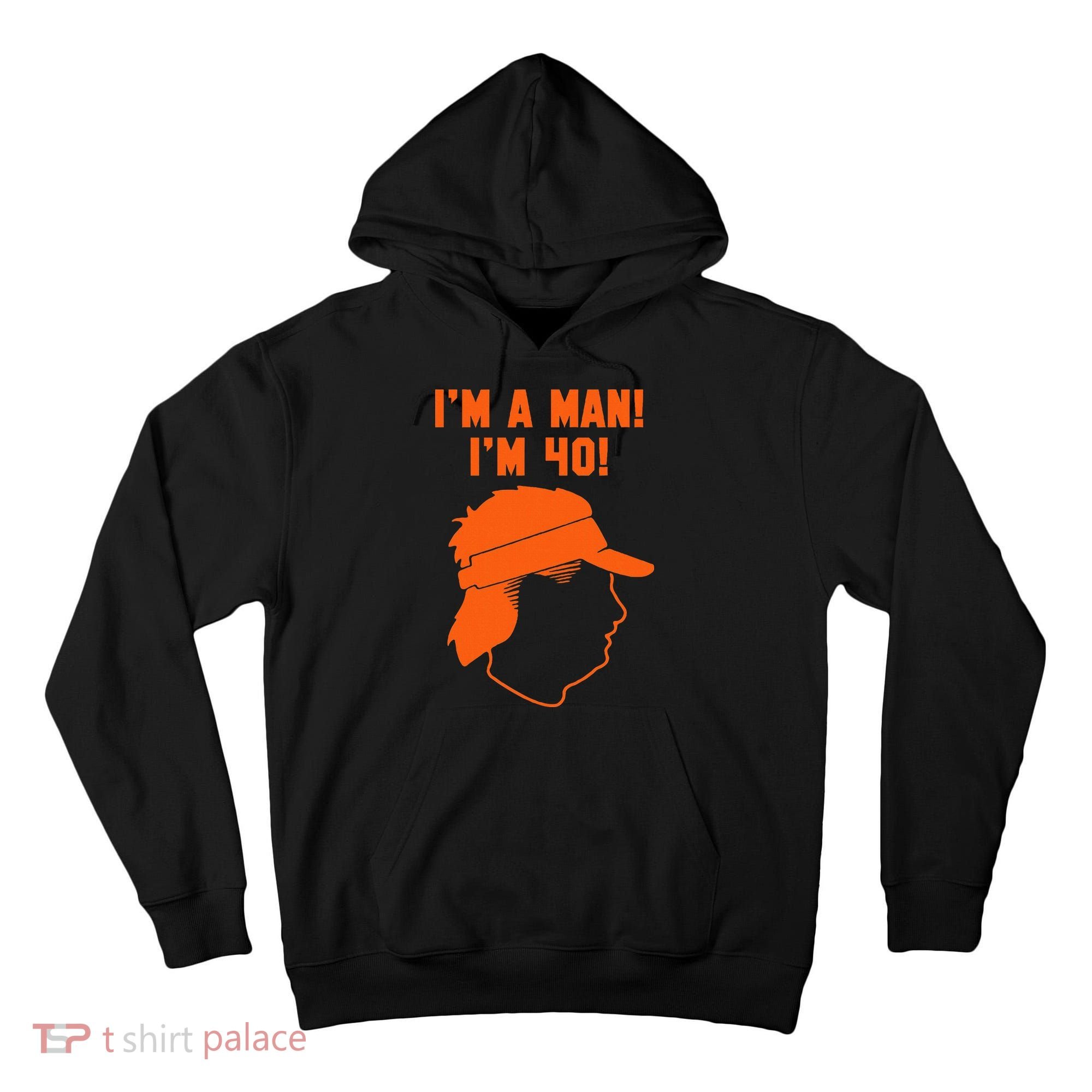 Mike Gundy IM A Man! IM 40! Tall Hoodie