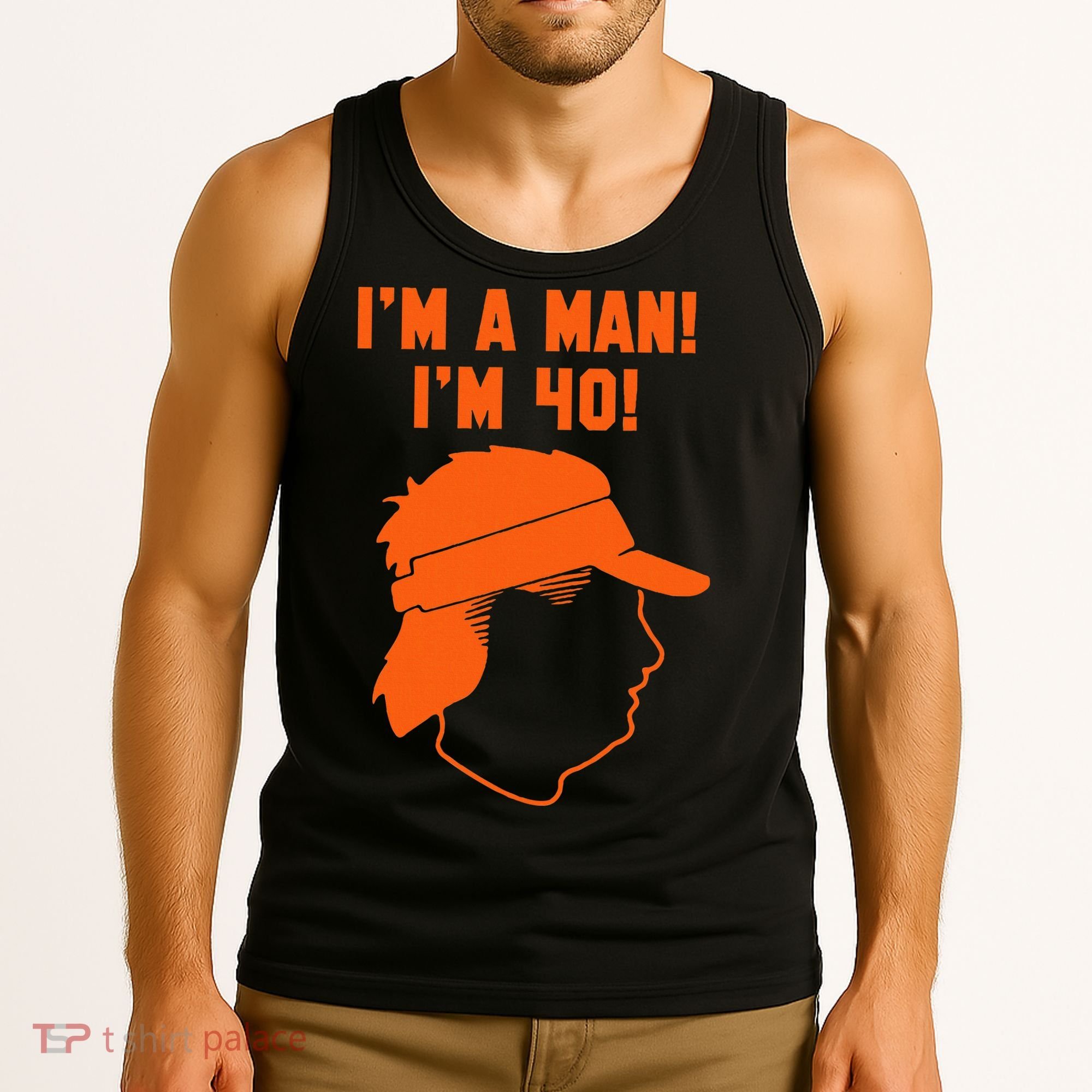 Mike Gundy IM A Man! IM 40! Tank Top