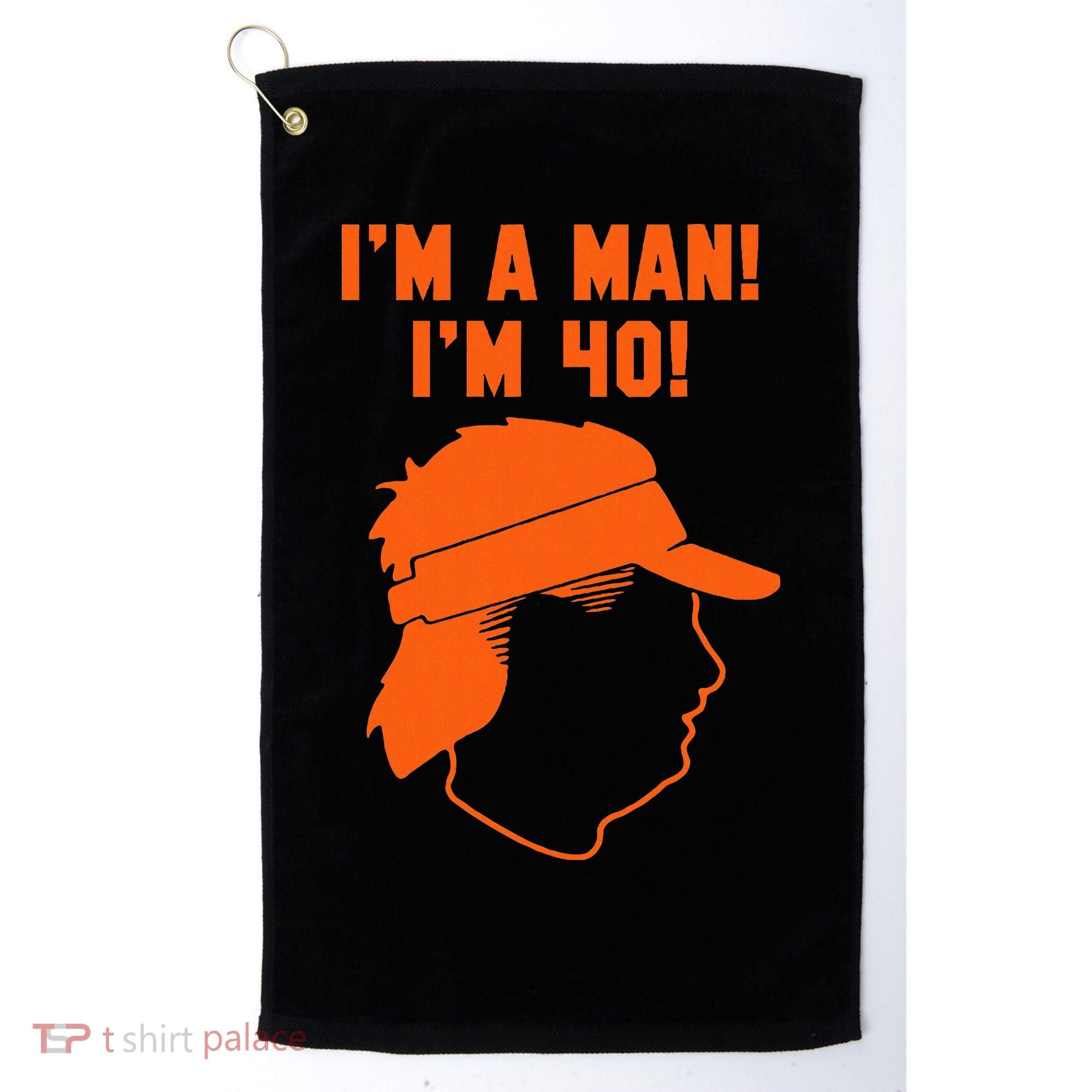 Mike Gundy IM A Man! IM 40! Golf Towel