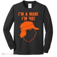 Mike Gundy IM A Man! IM 40! Kids Long Sleeve Shirt thumb 0
