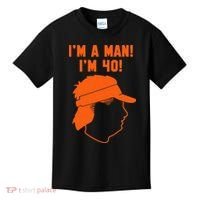 Mike Gundy IM A Man! IM 40! Kids T-Shirt thumb 0