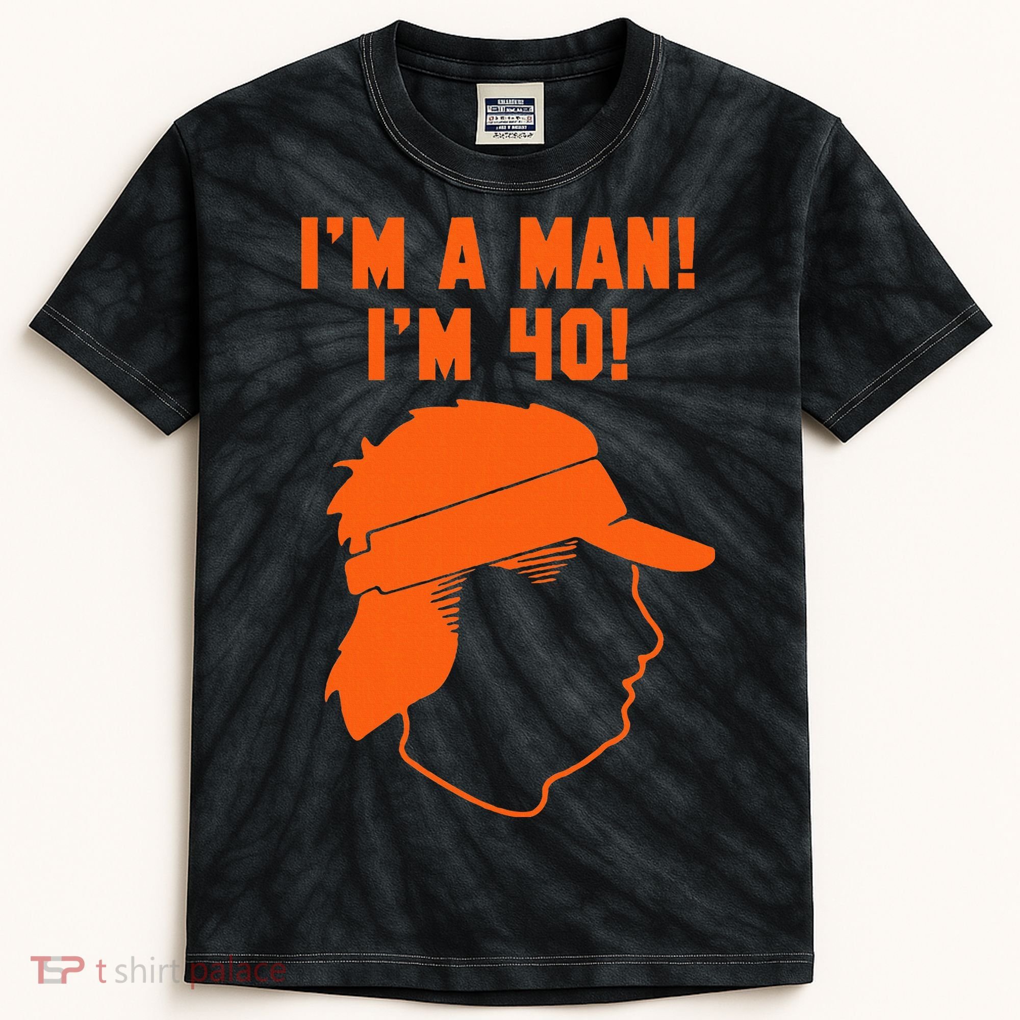 Mike Gundy IM A Man! IM 40! Kids Tie-Dye T-Shirt
