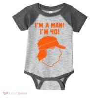 Mike Gundy IM A Man! IM 40! Infant Baby Jersey Bodysuit thumb 0
