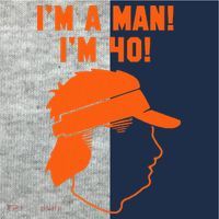 Mike Gundy IM A Man! IM 40! Kids Colorblock Raglan Jersey thumb 2
