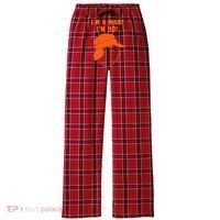 Mike Gundy IM A Man! IM 40! Women's Flannel Plaid Pajama Pants thumb 0