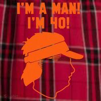 Mike Gundy IM A Man! IM 40! Women's Flannel Plaid Pajama Pants thumb 2