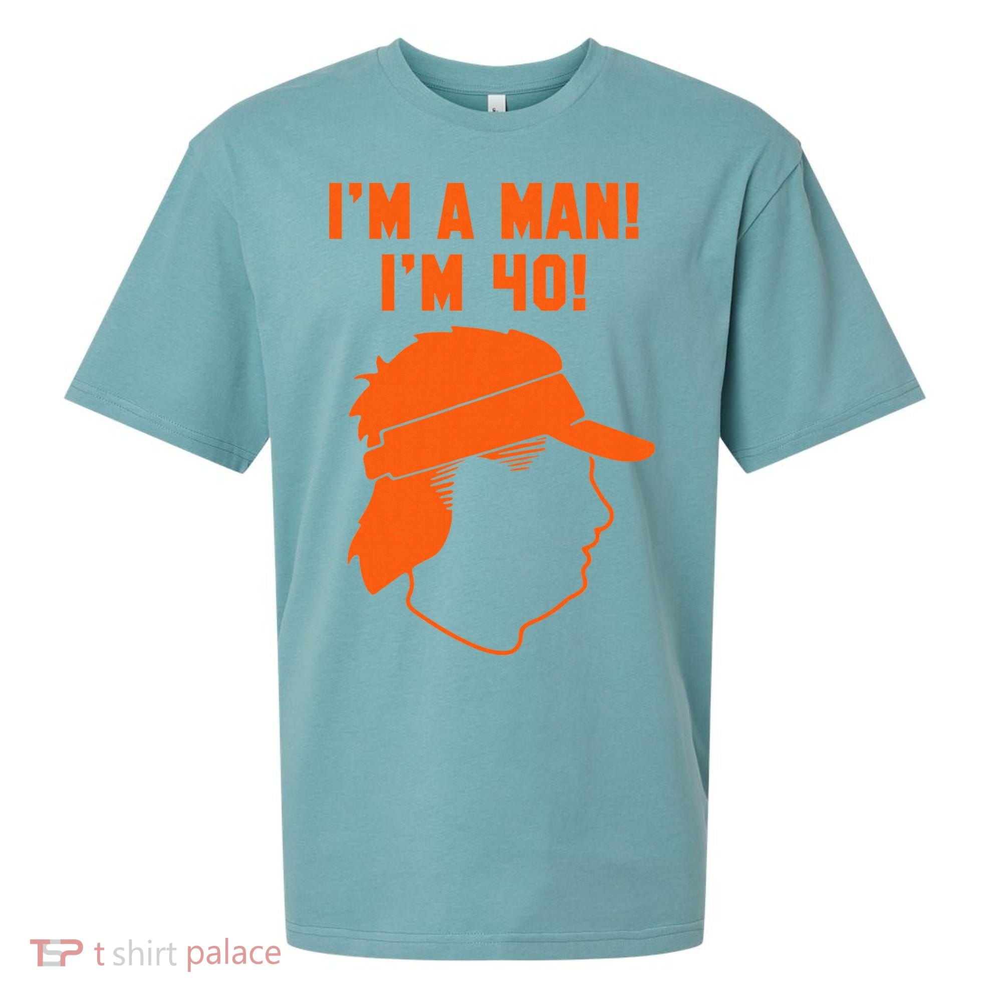 Mike Gundy IM A Man! IM 40! Sueded Cloud Jersey T-Shirt