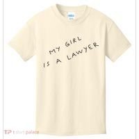 My Girl Is A Lawyer Tattoo For Girlfriends Kids T-Shirt thumb 0
