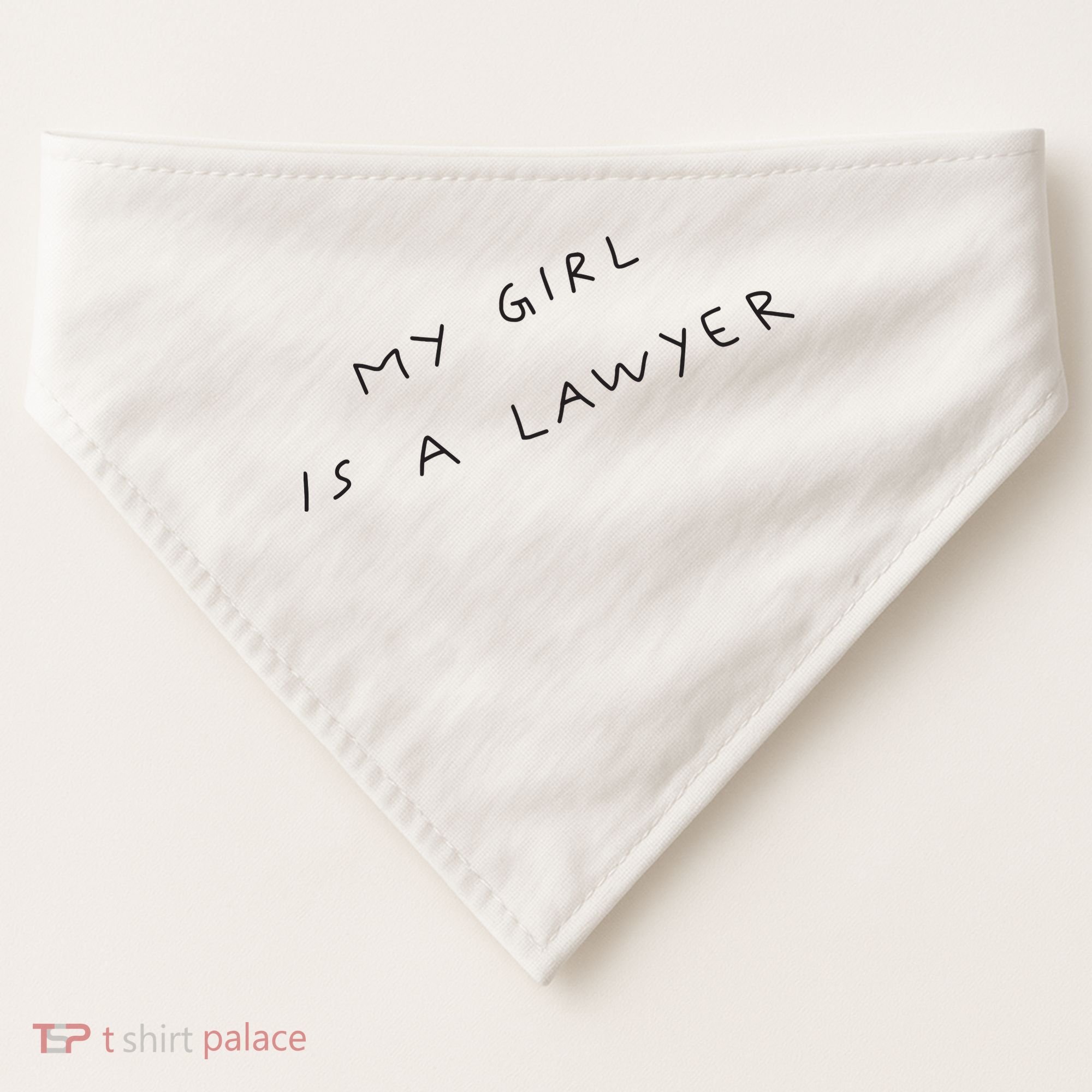 My Girl Is A Lawyer Tattoo For Girlfriends USA-Made Doggie Bandana