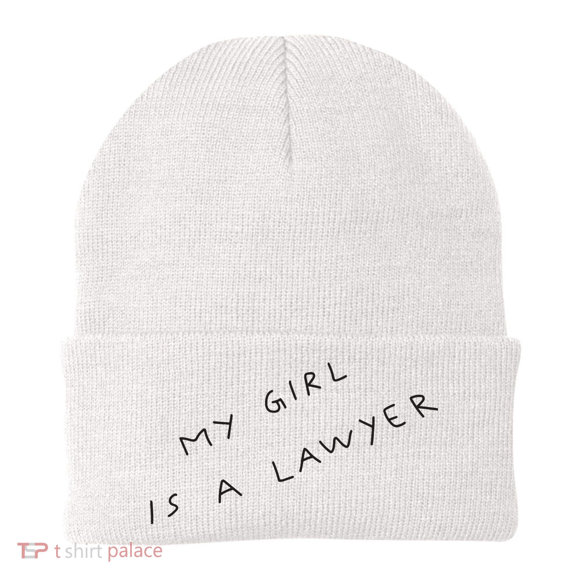 My Girl Is A Lawyer Tattoo For Girlfriends Beanie