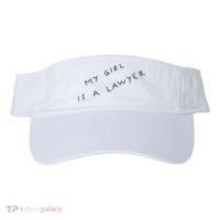 My Girl Is A Lawyer Tattoo For Girlfriends Visor thumb 0