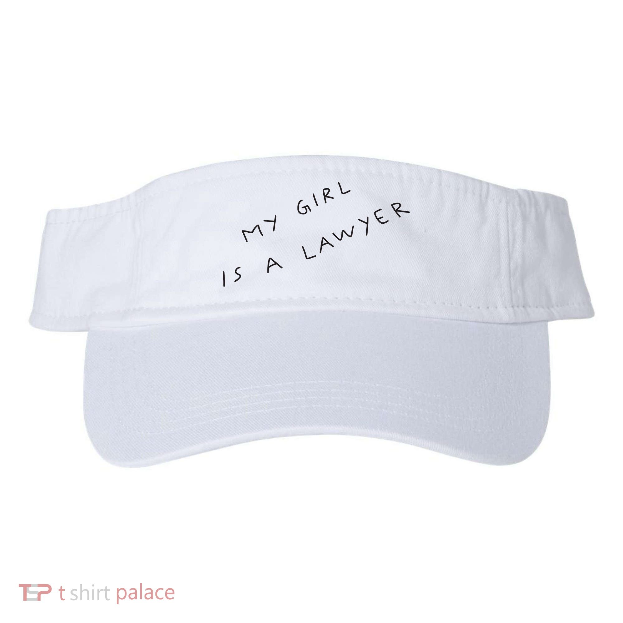 My Girl Is A Lawyer Tattoo For Girlfriends Visor