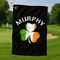 Murphy Gift Irish Family Name St Patricks Day Great Gift Golf Towel thumb 1