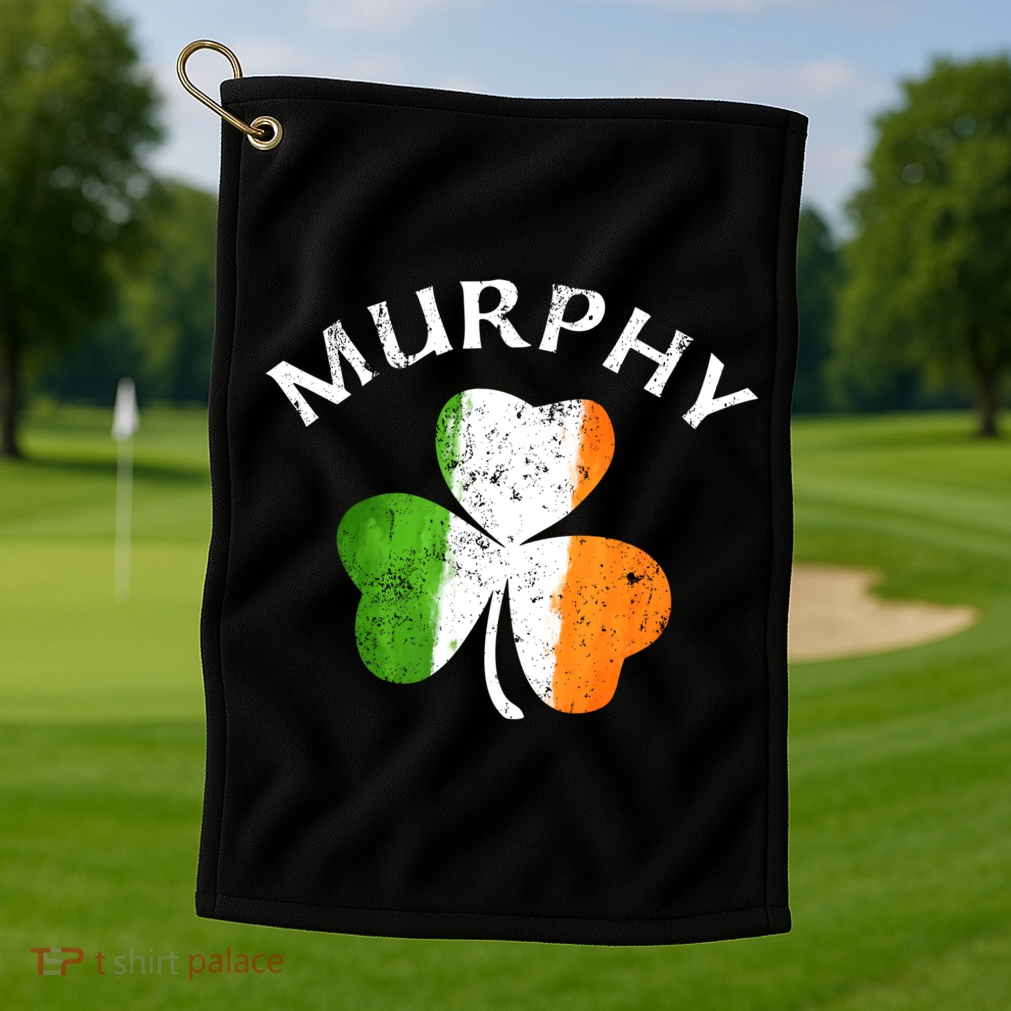 Murphy Gift Irish Family Name St Patricks Day Great Gift Golf Towel