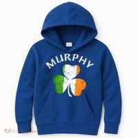 Murphy Gift Irish Family Name St Patricks Day Great Gift Kids Hoodie thumb 0