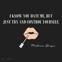 Melissa Gorga I Know You Hate Me But Just Try And Control Yourself Golf Towel thumb 3