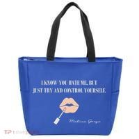 Melissa Gorga I Know You Hate Me But Just Try And Control Yourself Tote Bag thumb 0
