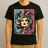 Mythology Gorgon In Greek Mythology Medusa T-Shirt thumb 3