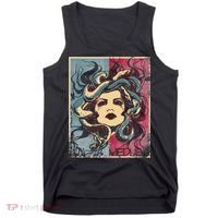 Mythology Gorgon In Greek Mythology Medusa Tank Top thumb 0