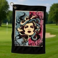 Mythology Gorgon In Greek Mythology Medusa Golf Towel thumb 1