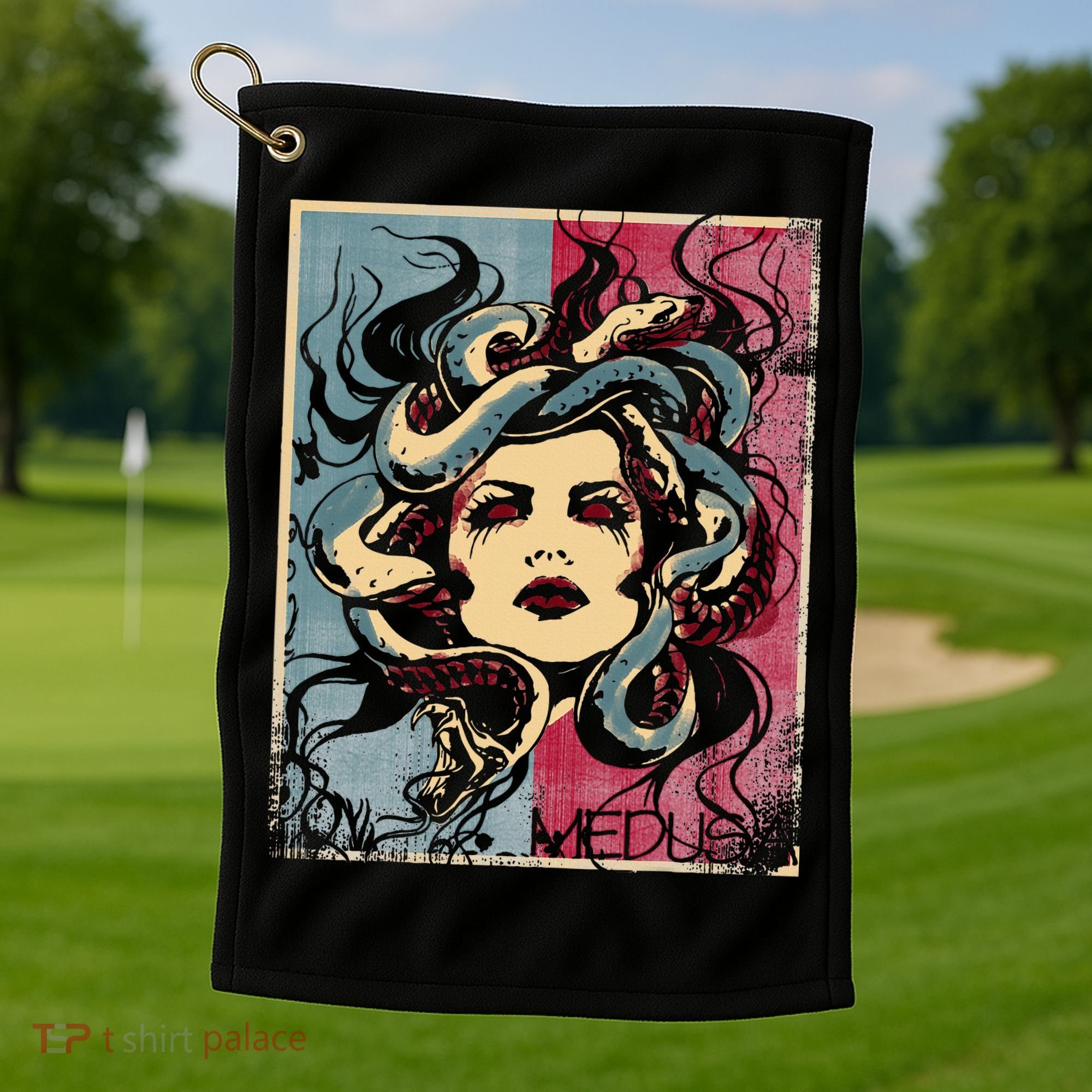 Mythology Gorgon In Greek Mythology Medusa Golf Towel