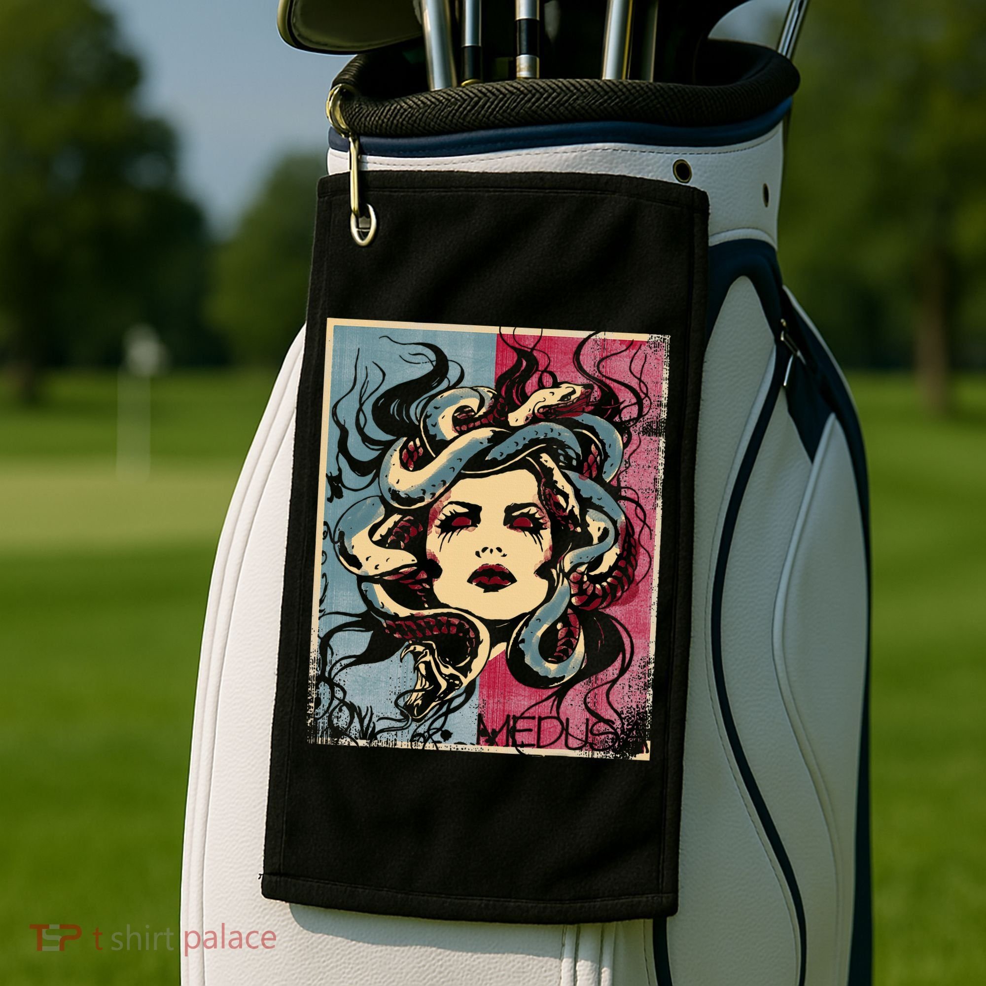 Mythology Gorgon In Greek Mythology Medusa Golf Towel