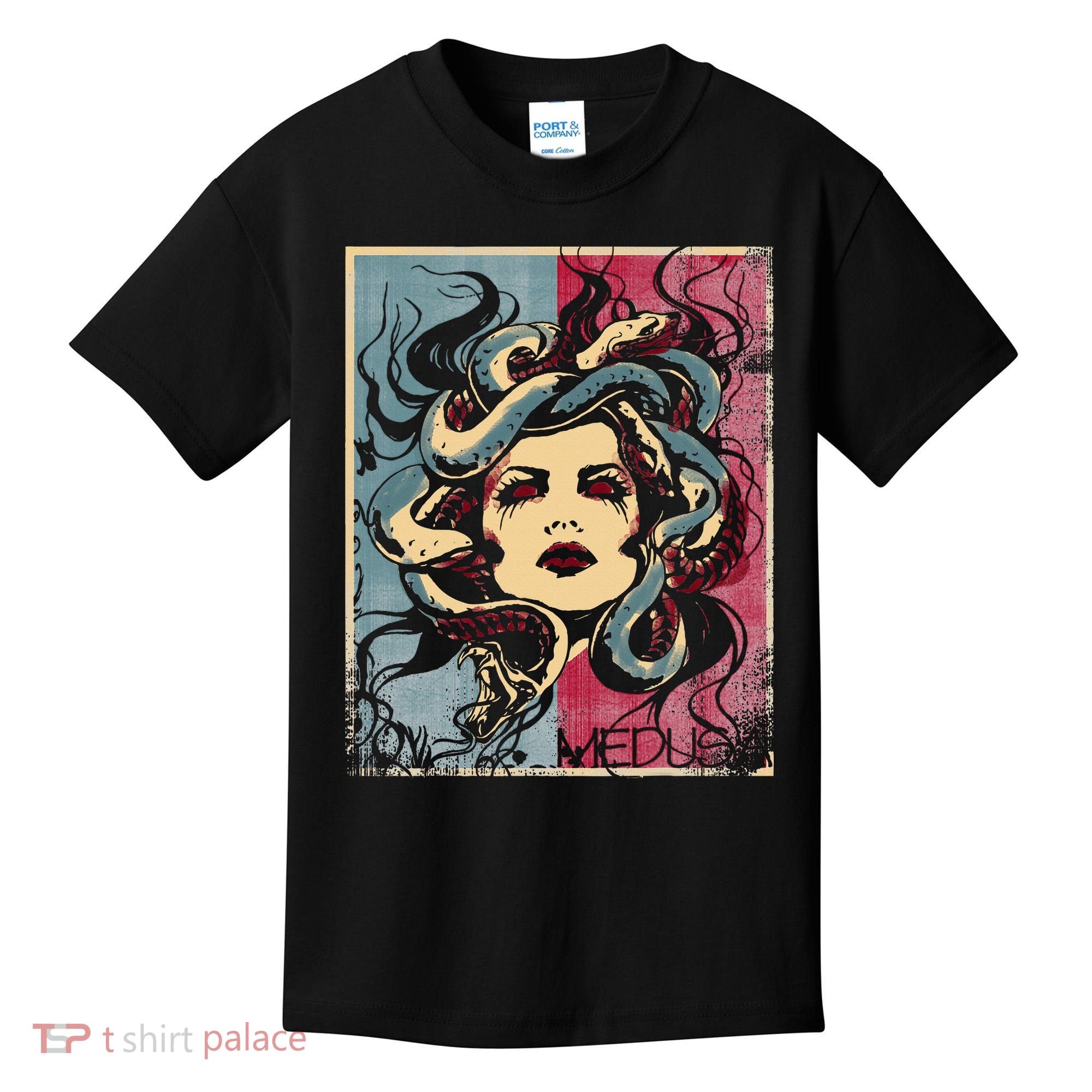 Mythology Gorgon In Greek Mythology Medusa Kids T-Shirt