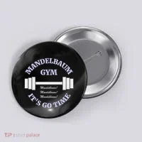 Mandelbaum Gym ItS Go Time! Button thumb 0