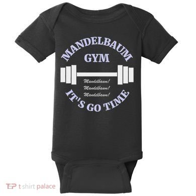 Mandelbaum Gym ItS Go Time! Baby Bodysuit