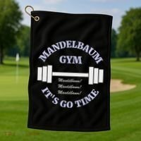 Mandelbaum Gym ItS Go Time! Golf Towel thumb 1