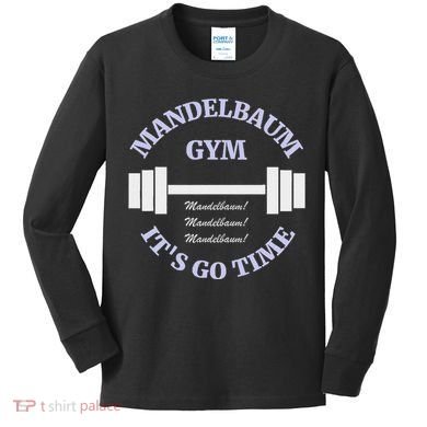 Mandelbaum Gym ItS Go Time! Kids Long Sleeve Shirt