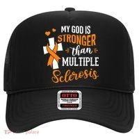 My God is Stronger Than Multiple Sclerosis Warrior Fighter Hat thumb 0