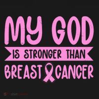 My God Is Stronger Than Breast Cancer Tank Top thumb 6