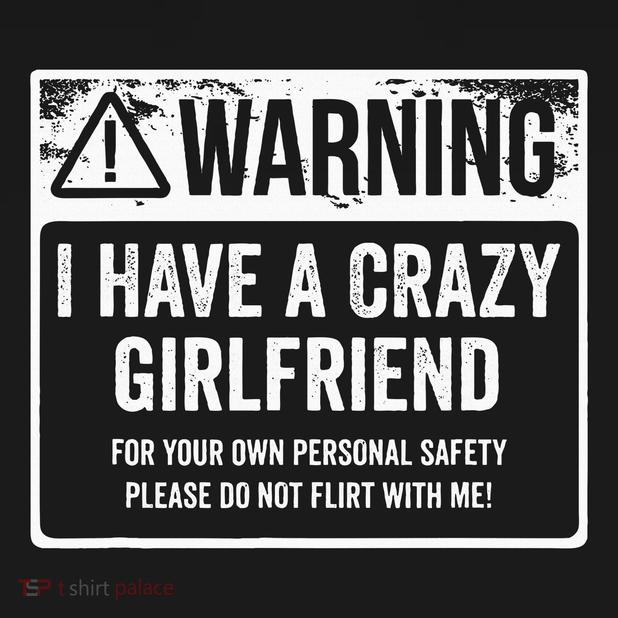 My Gf Is Crazy Warning I Have A Crazy Girlfriend USA-Made Doggie Bandana